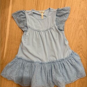 Matilda Jane Sky Blue Eyelet Kids Dress